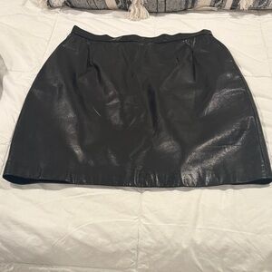 Tannery West Black Mini Skirt Y2K